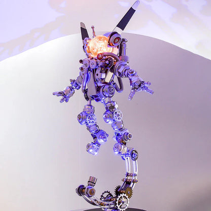 Estrelik™ | COSMIC GUARDIAN 3D Metal Astronaut Rabbit Model Kit