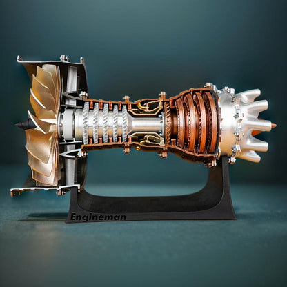 Estrelik™ | DIY 1/20 Scale TR900 Aircraft Turbofan Engine Model Kit 150+PCS