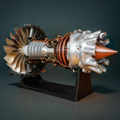 Estrelik™ | DIY 1/20 Scale TR900 Aircraft Turbofan Engine Model Kit 150+PCS