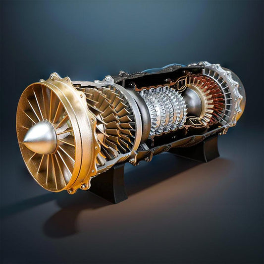 Estrelik™ | DIY 1/20 WS-15 Turbofan Engine Model Kit that Works - 150+Pcs