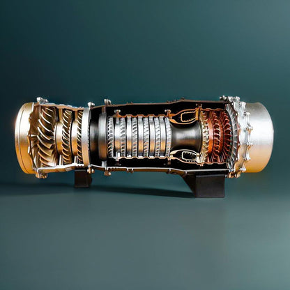 Estrelik™ | DIY 1/20 WS-15 Turbofan Engine Model Kit that Works - 150+Pcs