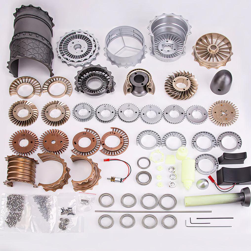 Estrelik™ | DIY 1/20 WS-15 Turbofan Engine Model Kit that Works - 150+Pcs