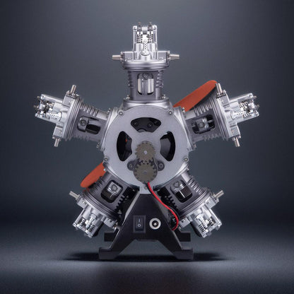 Estrelik™ | DIY 1/6 Full Metal 5 Cylinder Radial Engine Model Kit
