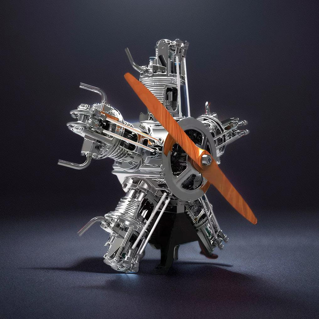 Estrelik™ | DIY 1/6 Full Metal 5 Cylinder Radial Engine Model Kit