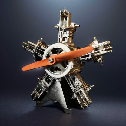 Estrelik™ | DIY 1/6 Full Metal 5 Cylinder Radial Engine Model Kit