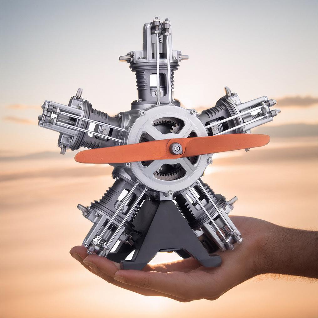 Estrelik™ | DIY 1/6 Full Metal 5 Cylinder Radial Engine Model Kit