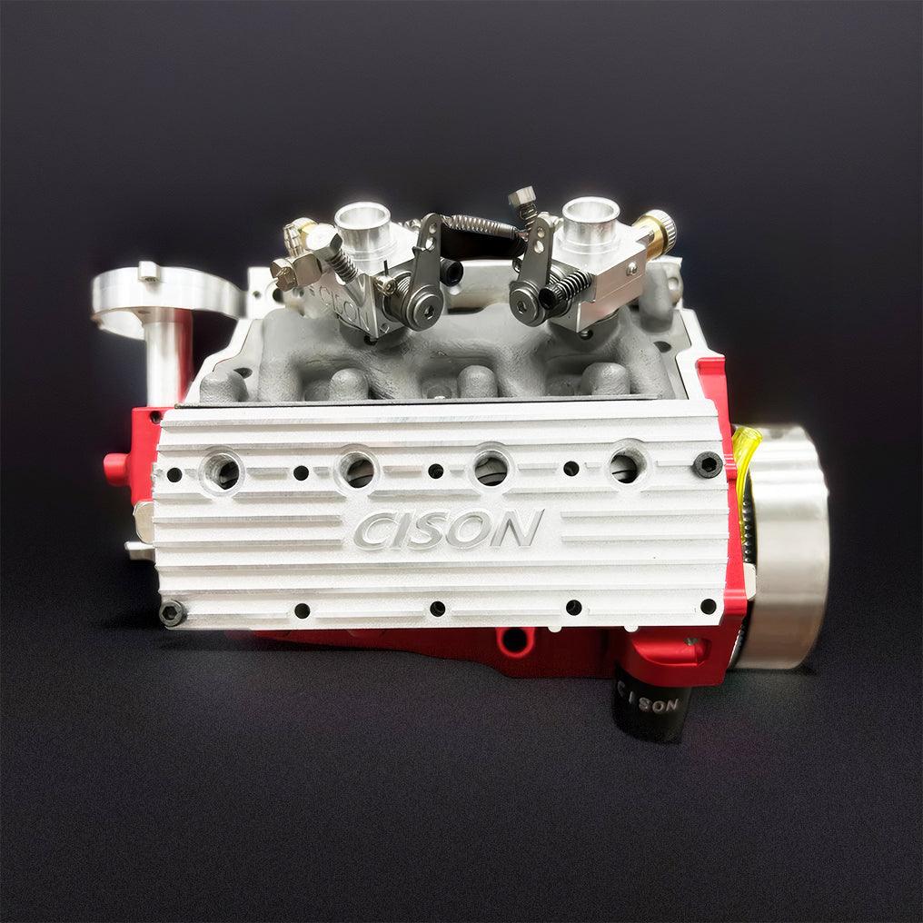Estrelik™ | DIY 1/6 Gasoline Flathead 4-Stroke V8 Water-Cooled Engine 44CC Model Kit That Works