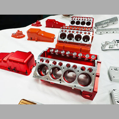 Estrelik™ | DIY 1/6 Gasoline Flathead 4-Stroke V8 Water-Cooled Engine 44CC Model Kit That Works