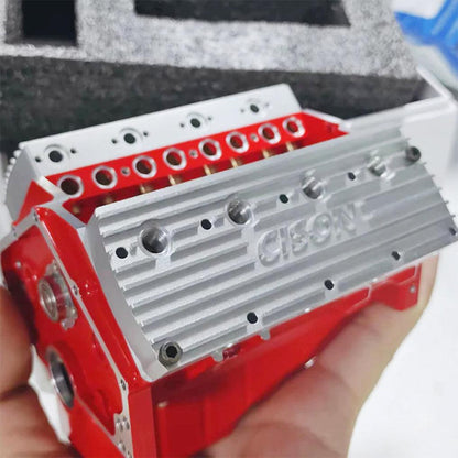 Estrelik™ | DIY 1/6 Gasoline Flathead 4-Stroke V8 Water-Cooled Engine 44CC Model Kit That Works