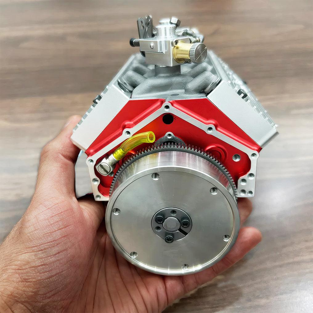 Estrelik™ | DIY 1/6 Gasoline Flathead 4-Stroke V8 Water-Cooled Engine 44CC Model Kit That Works