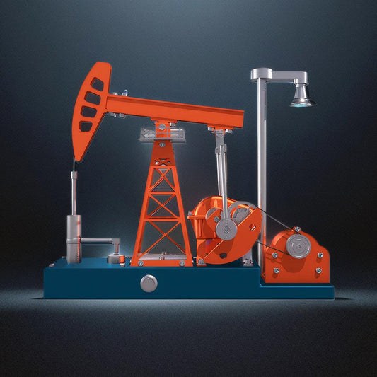 Estrelik™ | DIY Educational 3D Metal Oilfield Working Equipment with Pumping Unit that Works