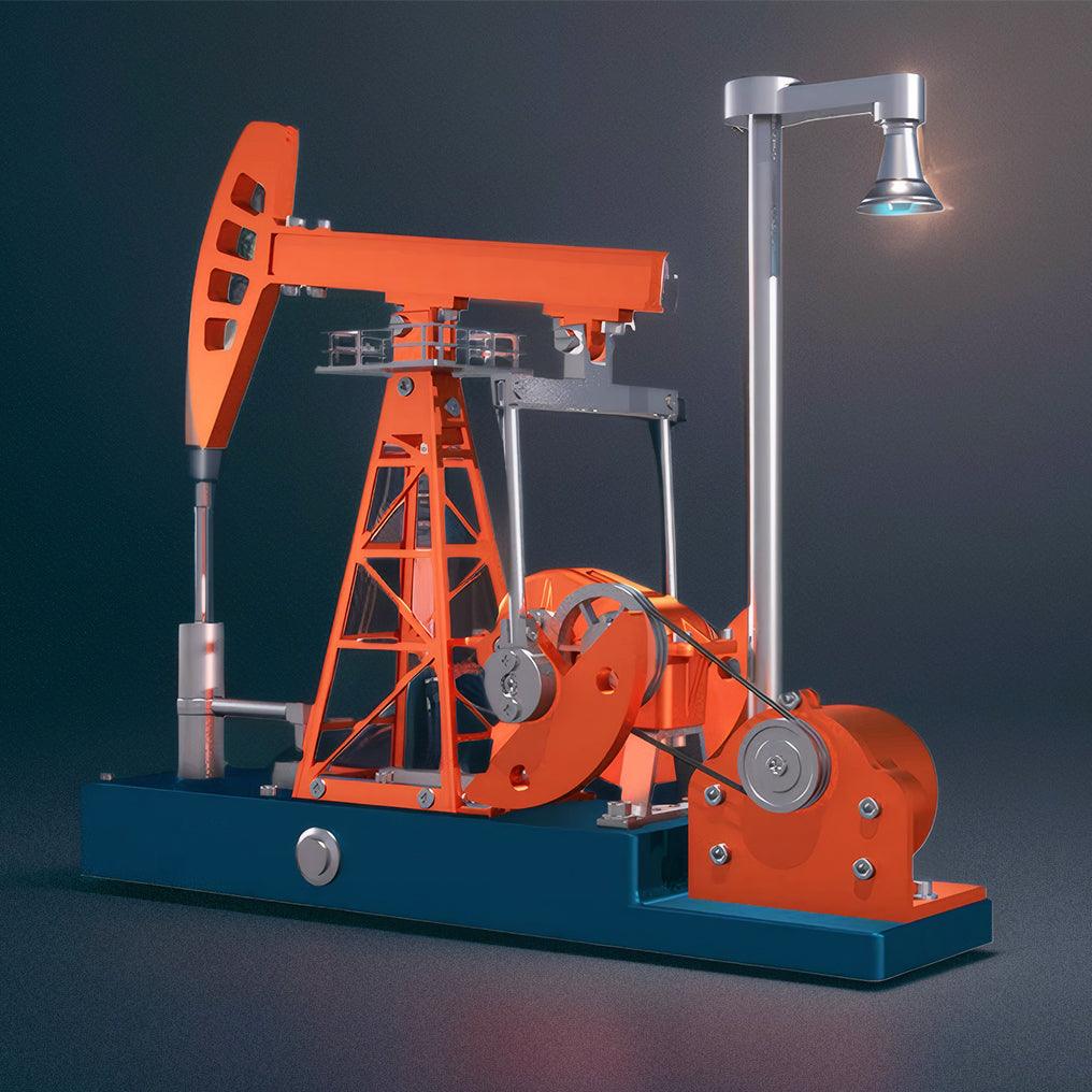 Estrelik™ | DIY Educational 3D Metal Oilfield Working Equipment with Pumping Unit that Works