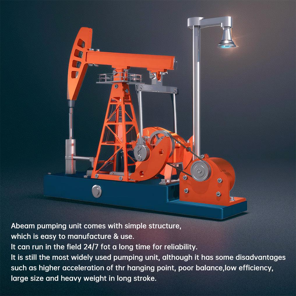 Estrelik™ | DIY Educational 3D Metal Oilfield Working Equipment with Pumping Unit that Works