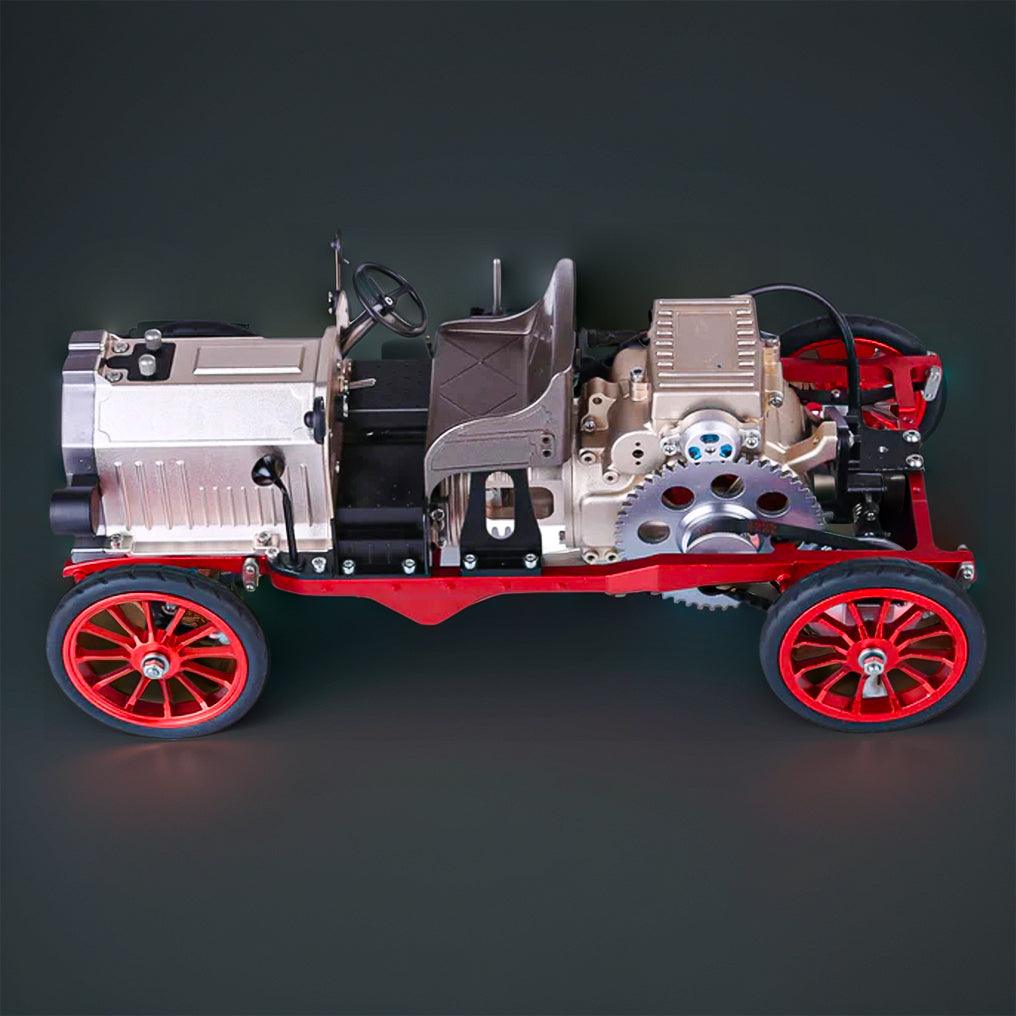Estrelik™ | DIY Educational Metal Mechanical Classic Car Mini Electric Single-cylinder Engine Assembly Kit