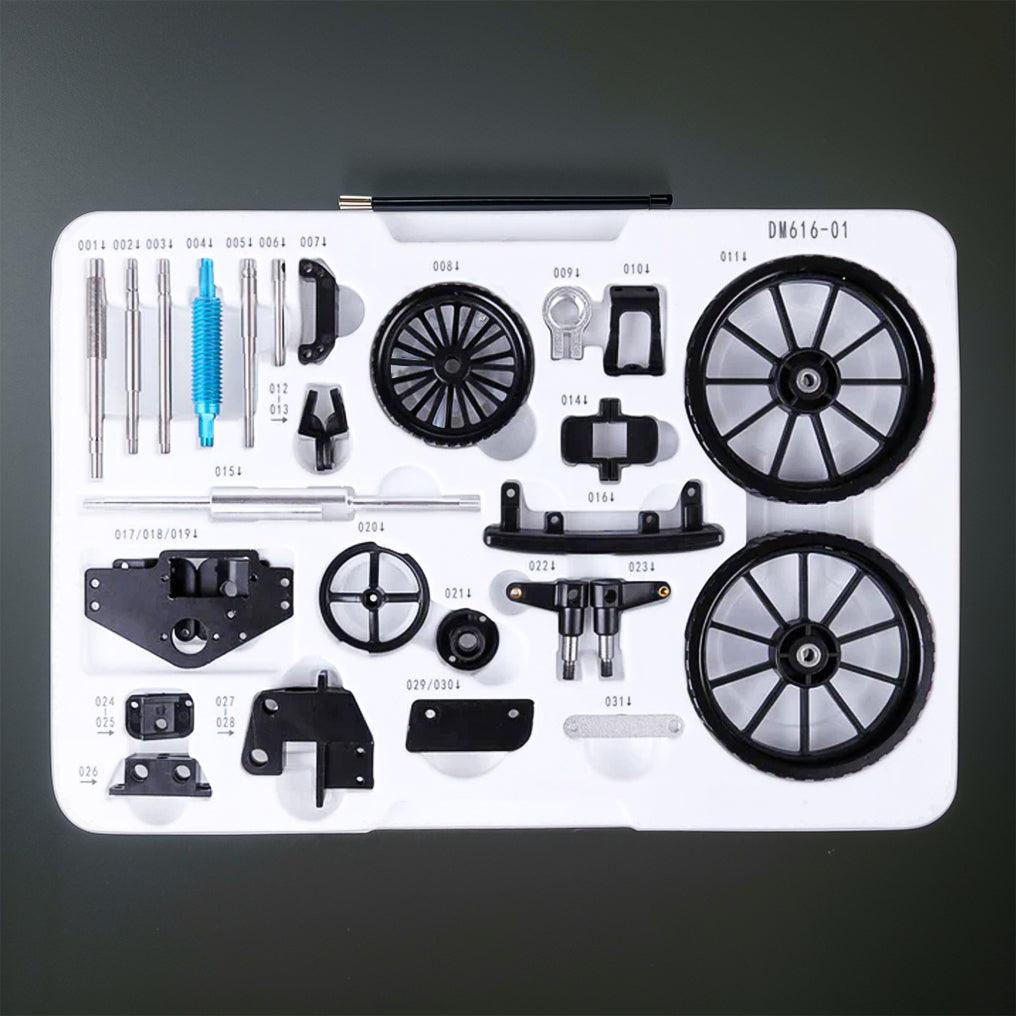 Estrelik™ | DIY Educational Mini APP Metal RC Tractor Model Assembly Kit