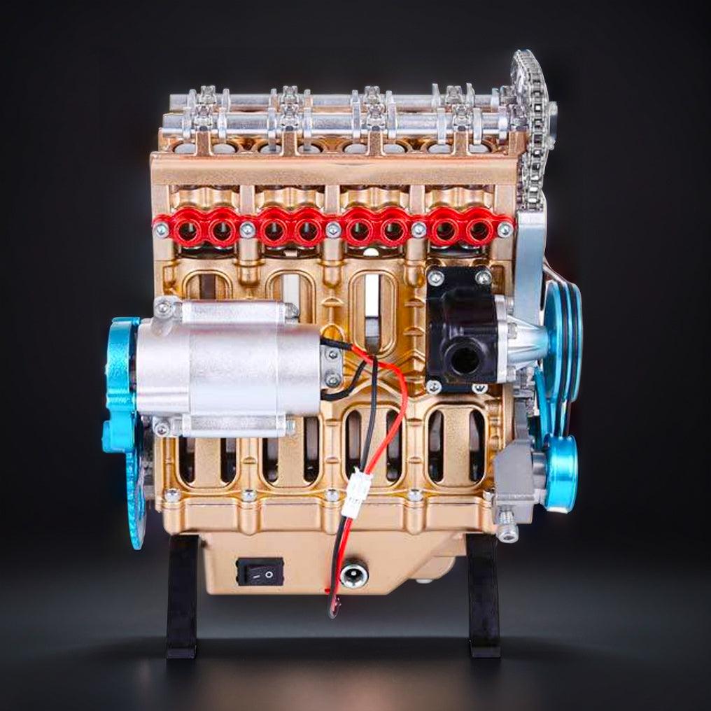 Estrelik™ | DIY Full Metal 4 Cylinder Car Engine Assembly Kit