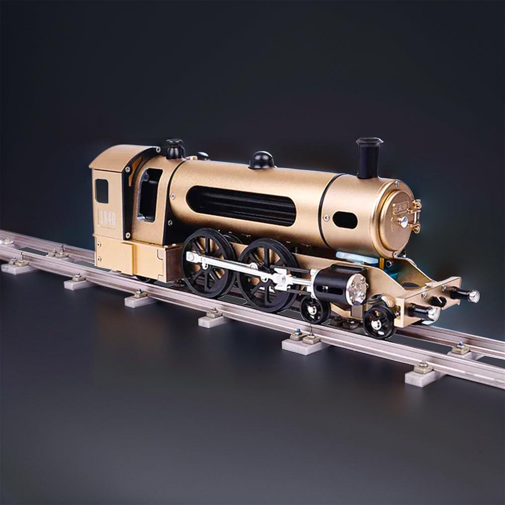 Estrelik™ | DIY Full Metal Steam Locomotive Train Assembly Engine Kit with Track 387Pcs