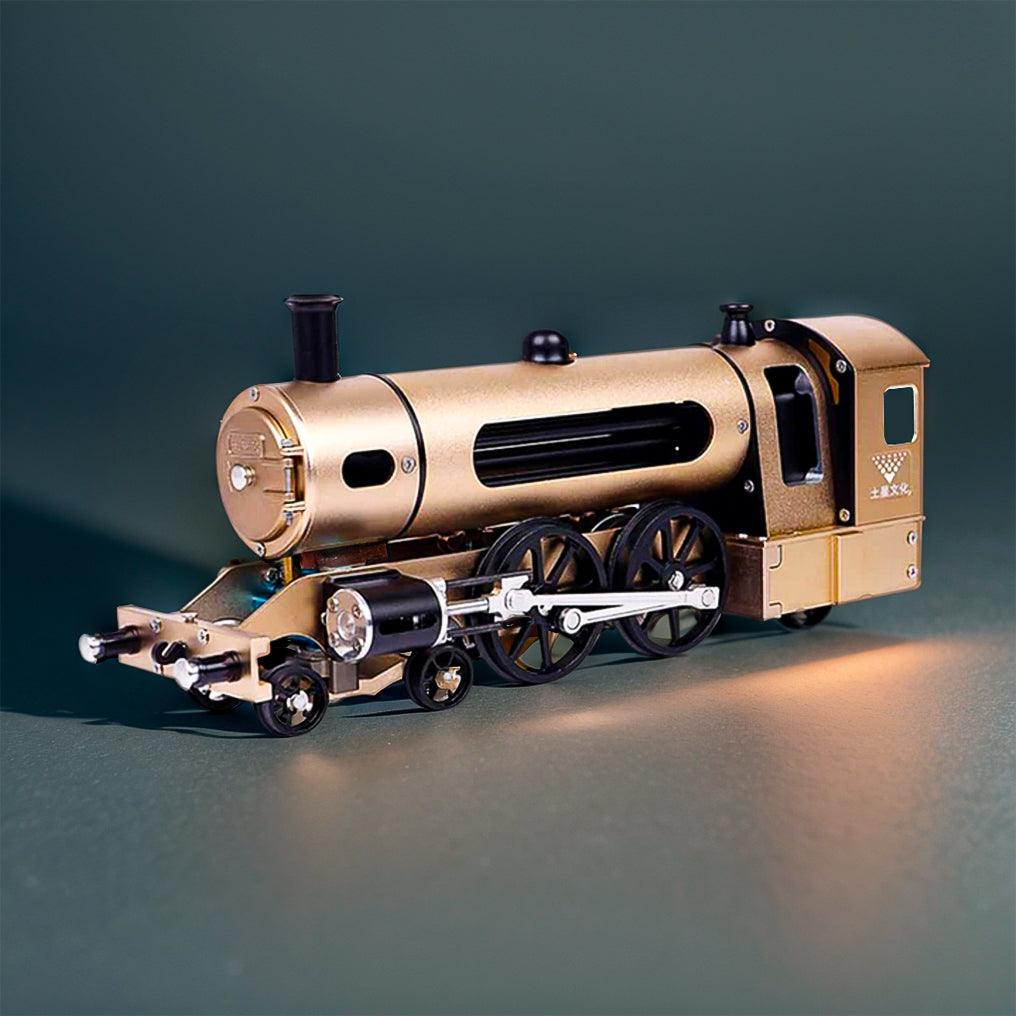 Estrelik™ | DIY Full Metal Steam Locomotive Train Assembly Engine Kit with Track 387Pcs