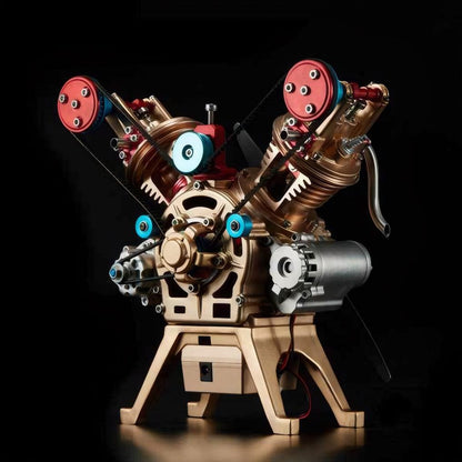 Estrelik™ | DIY Full Metal V2 Car Engine Assembly Kit that Work