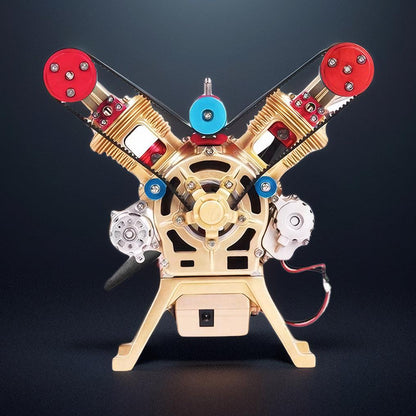 Estrelik™ | DIY Full Metal V2 Car Engine Assembly Kit that Work