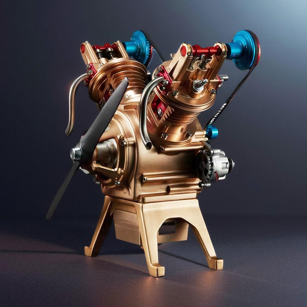 Estrelik™ | DIY Full Metal V2 Car Engine Assembly Kit that Work