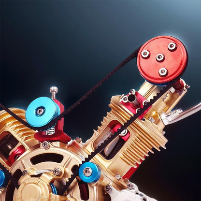 Estrelik™ | DIY Full Metal V2 Car Engine Assembly Kit that Work