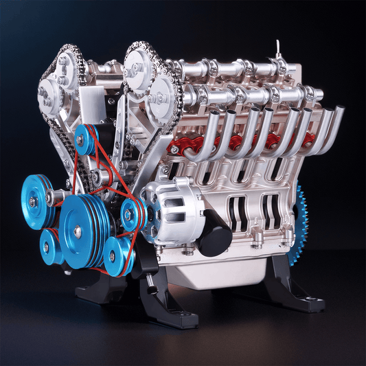 Estrelik™ | DIY Full Metal V8 Engine Model Kit RC 1: 3 Mini V8 Motor That Run 500+Pcs