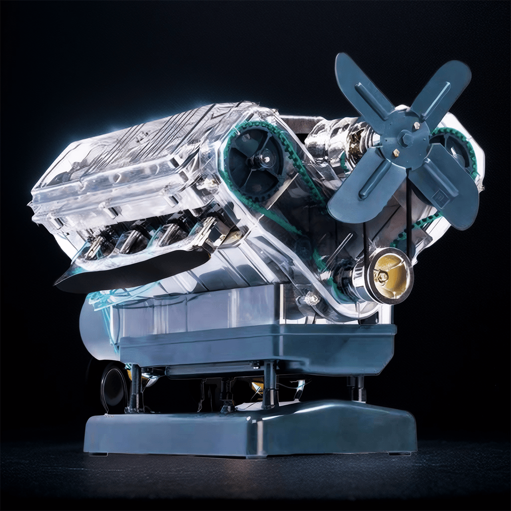Estrelik™ | DIY Mini V8 Engine Model Kit Working Miniature Motor