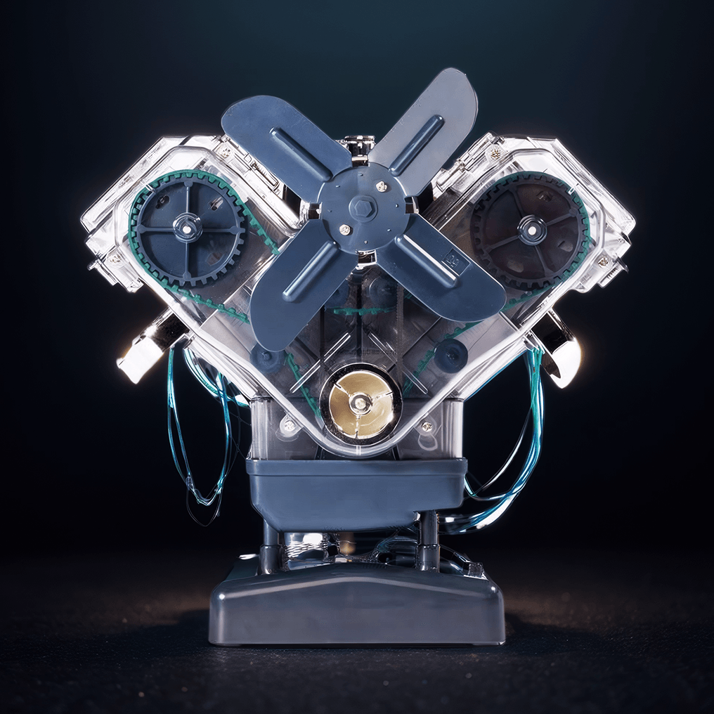 Estrelik™ | DIY Mini V8 Engine Model Kit Working Miniature Motor
