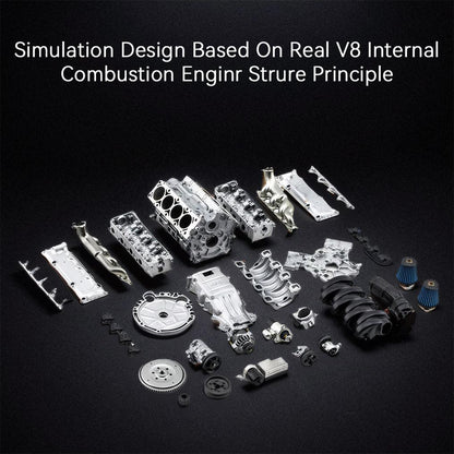 Estrelik™ | DIY Mini Motor V8 Engine RC Performance V8 Engine