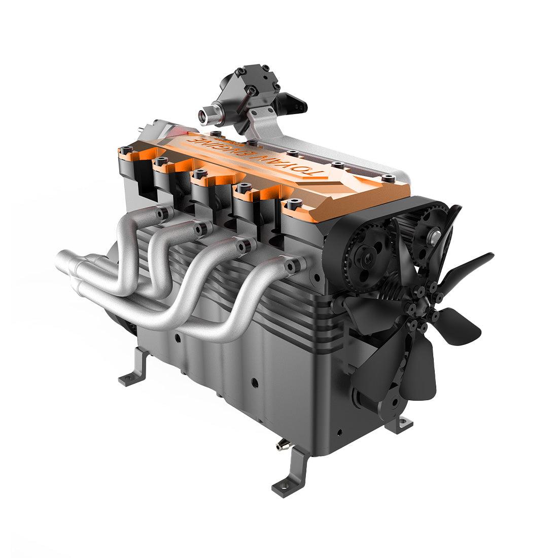 Estrelik™ | DIY OHC L4 Engine 14CC Gasoline Water-cooled Engine Model Kit FS-L400BGC
