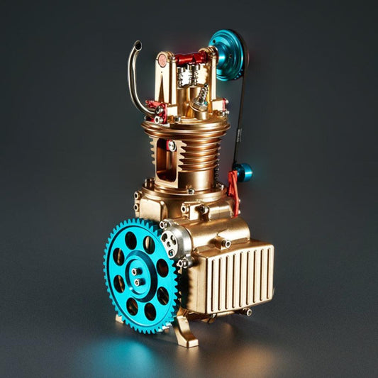 Estrelik™ | DIY Single-cylinder Car Engine Assembly Kit Build Kit Gift Toy for Collection