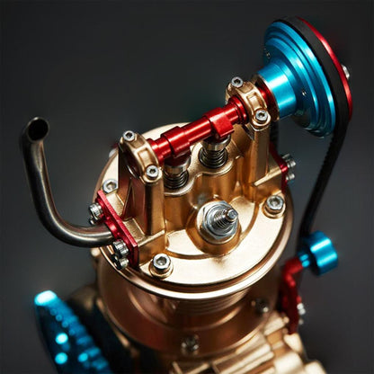 Estrelik™ | DIY Single-cylinder Car Engine Assembly Kit Build Kit Gift Toy for Collection