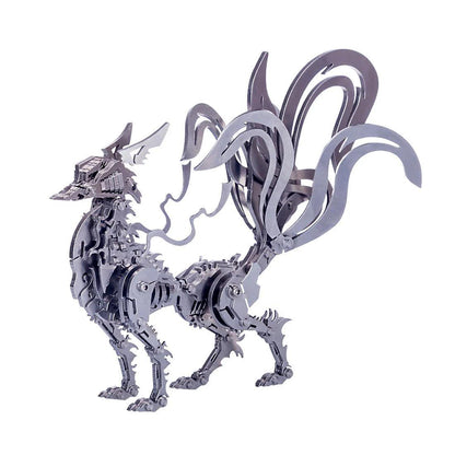 Estrelik™ | DIY 3D Metal Mechanical Nine-tailed Fox Puzzle Model Kit Assembly
