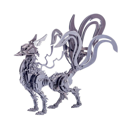 Estrelik™ | DIY 3D Metal Mechanical Nine-tailed Fox Puzzle Model Kit Assembly