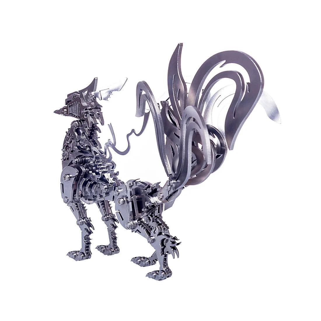 Estrelik™ | DIY 3D Metal Mechanical Nine-tailed Fox Puzzle Model Kit Assembly