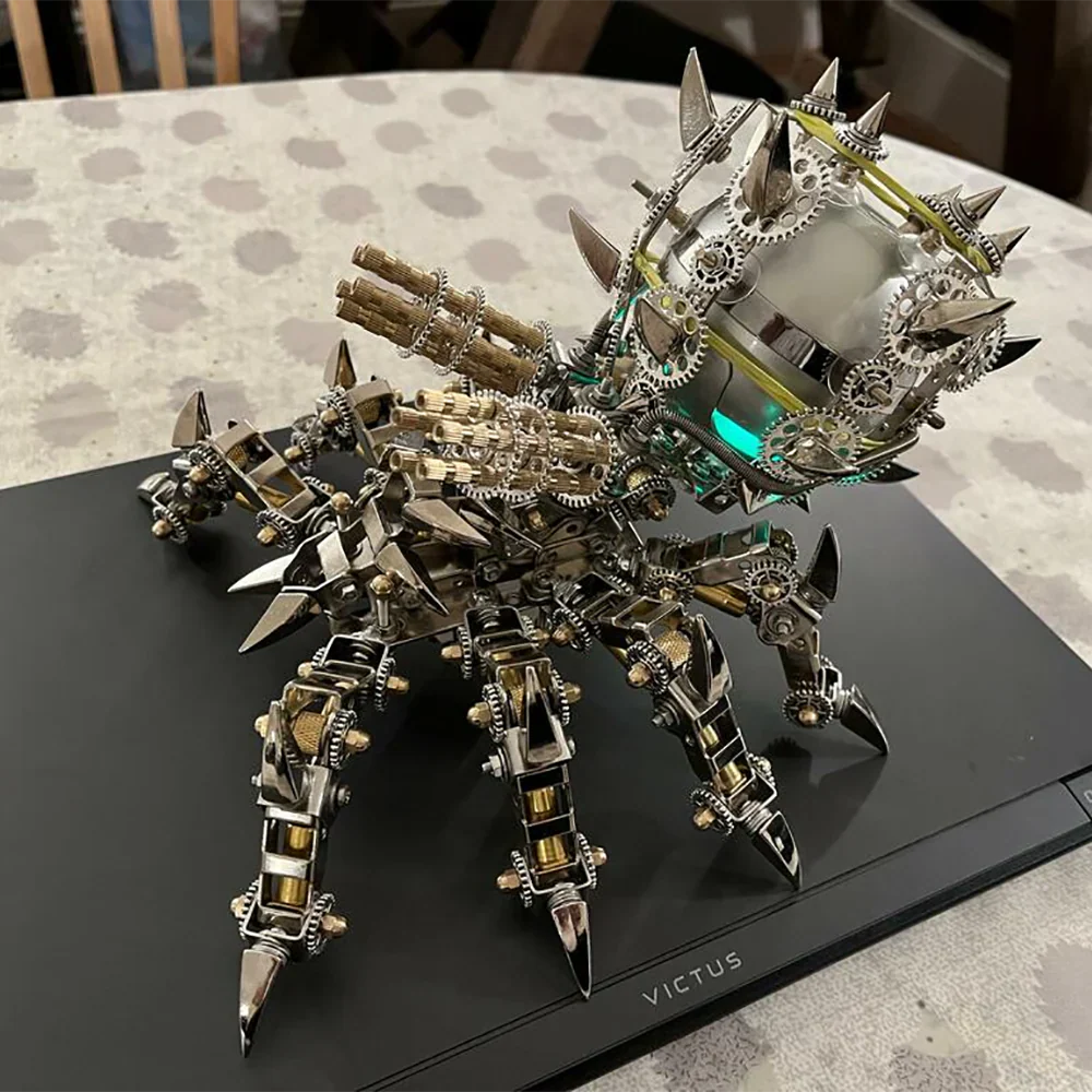 Estrelik™ | DIY 3D Metal Tarantula with Black Speaker Puzzle Model Kit 1000+PCS