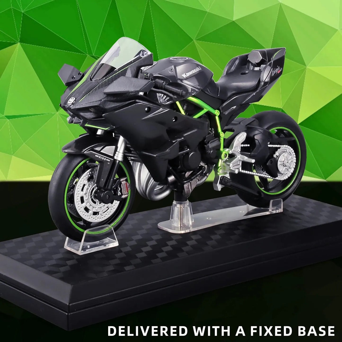 Estrelik™ | Elite 1:12 Ninja H2R Motorcycle Die-Cast Model