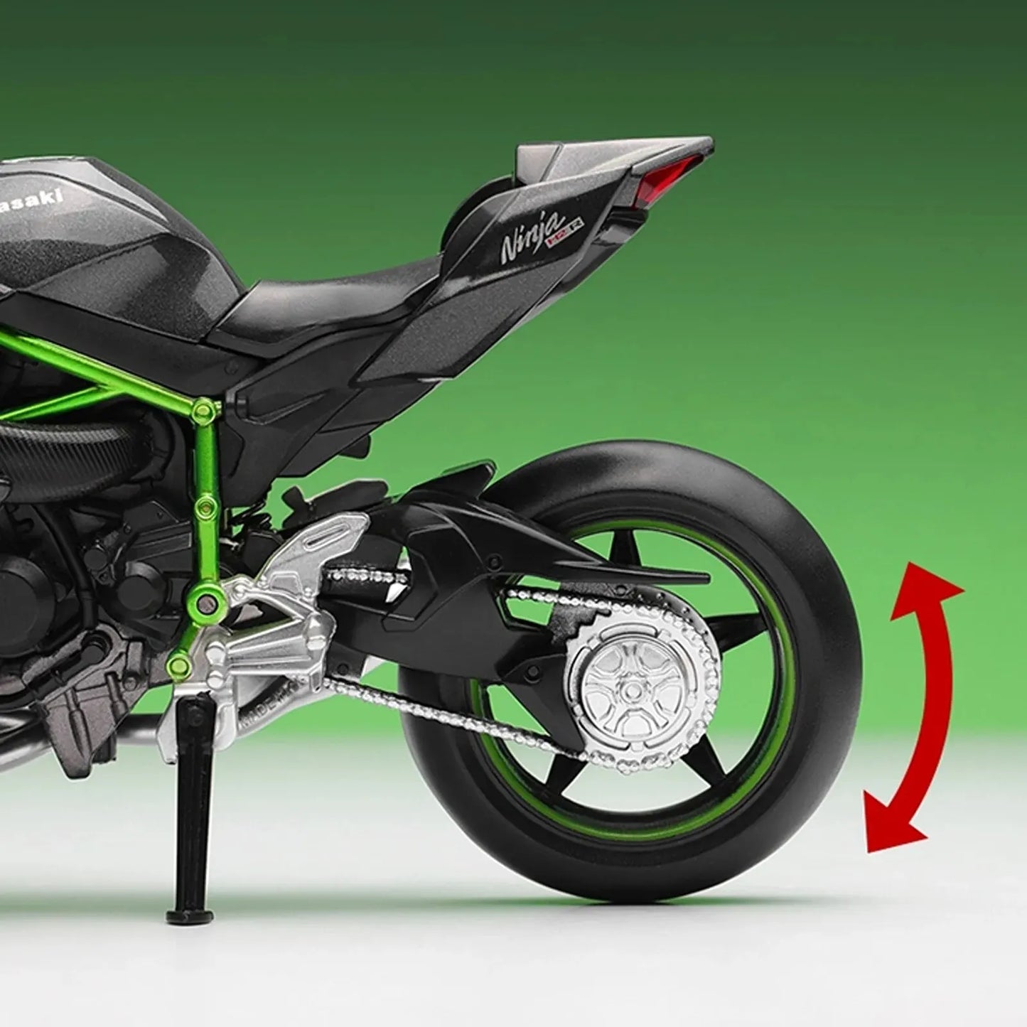 Estrelik™ | Elite 1:12 Ninja H2R Motorcycle Die-Cast Model