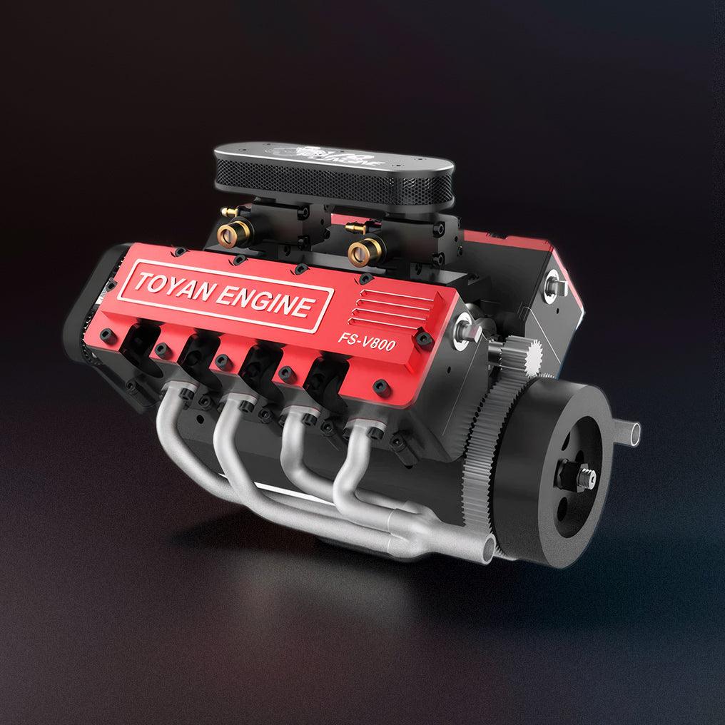 Estrelik™ | DIY V8 Engine Model That Run 28cc Gasoline/Nitro Engine KIT FS-V800