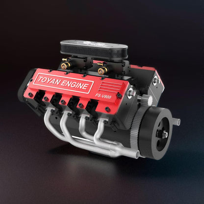 Estrelik™ | DIY V8 Engine Model That Run 28cc Gasoline/Nitro Engine KIT FS-V800