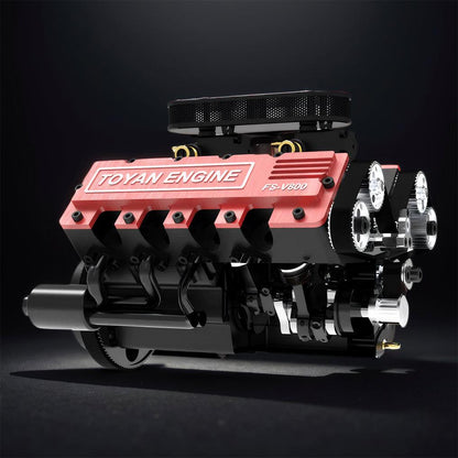 Estrelik™ | DIY V8 Engine Model That Run 28cc Gasoline/Nitro Engine KIT FS-V800