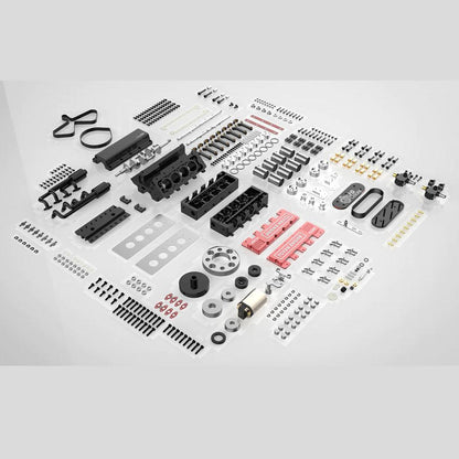 Estrelik™ | DIY V8 Engine Model That Run 28cc Gasoline/Nitro Engine KIT FS-V800