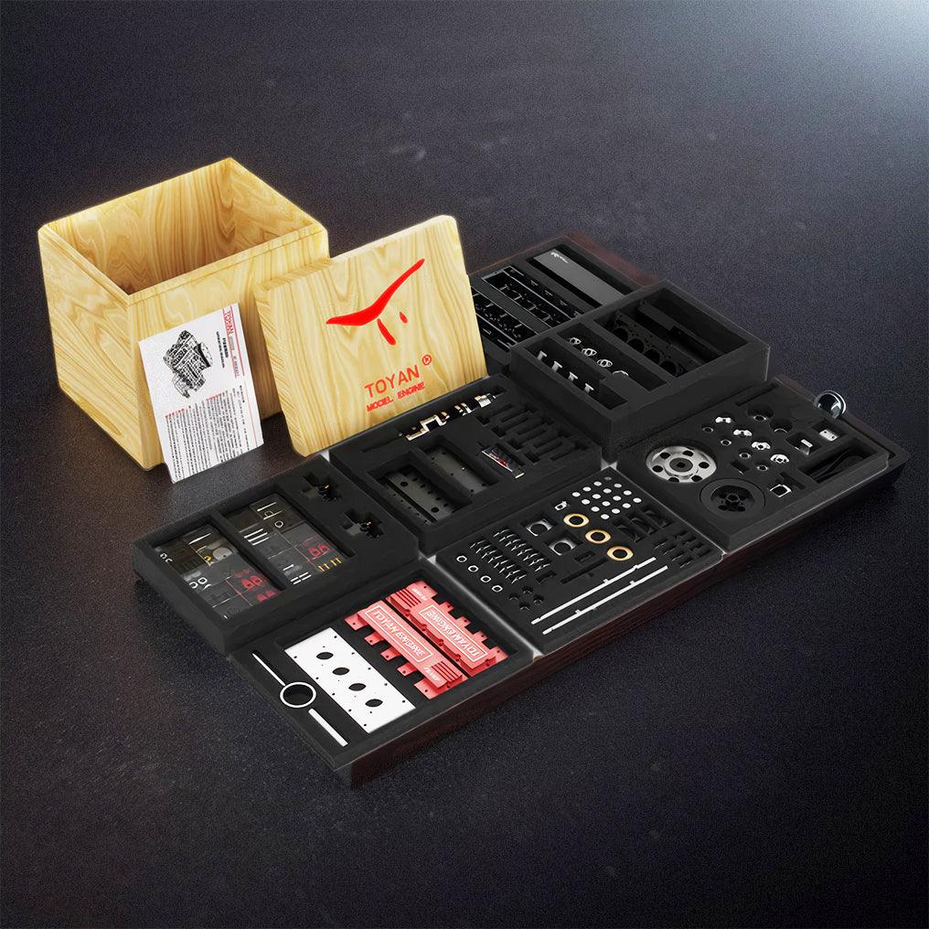 Estrelik™ | DIY V8 Engine Model That Run 28cc Gasoline/Nitro Engine KIT FS-V800