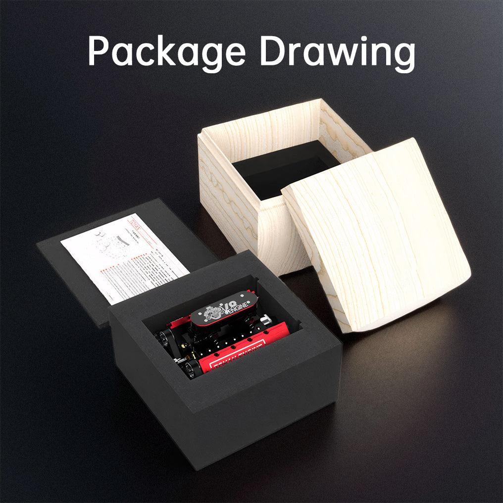 Estrelik™ | DIY V8 Engine Model That Run 28cc Gasoline/Nitro Engine KIT FS-V800