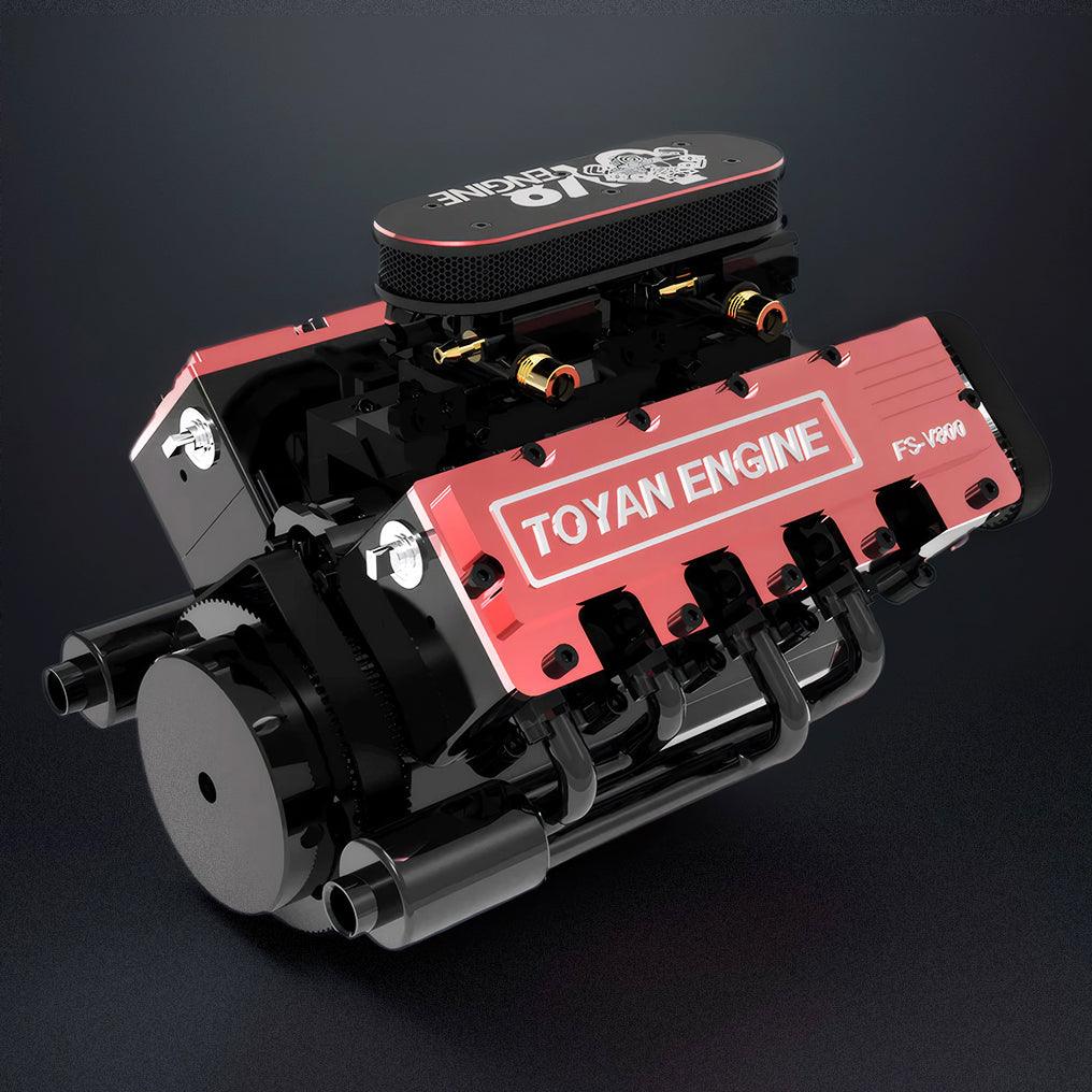 Estrelik™ | DIY V8 Engine Model That Run 28cc Gasoline/Nitro Engine KIT FS-V800