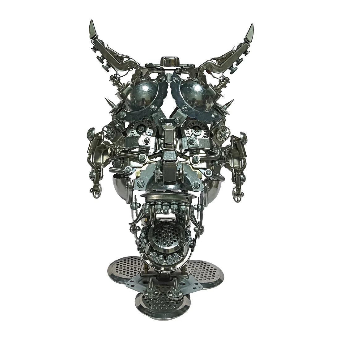 Estrelik™ | DIY 3D Mechanical Punk Hannya Japanese Ghast Mask Metal Puzzles Assembly Model