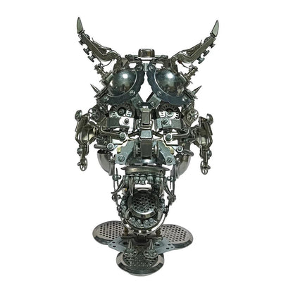 Estrelik™ | DIY 3D Mechanical Punk Hannya Japanese Ghast Mask Metal Puzzles Assembly Model