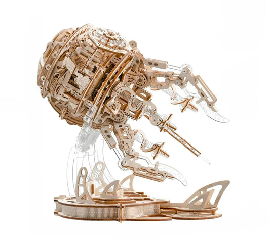 Estrelik™ | Enchanted Aurora Jellyfish Music Box 3D Wooden Puzzle
