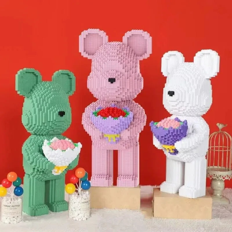 Estrelik™ | 3800 Piece Large Bear Character Construction Toy - Building Blocks Set